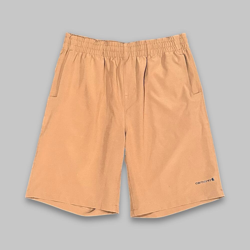 Carhartt Men’s Tan Elastic Waist Shorts – Size XL